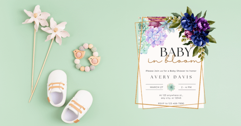 What You Need for Perfect Printable Baby Sprinkle Invitations